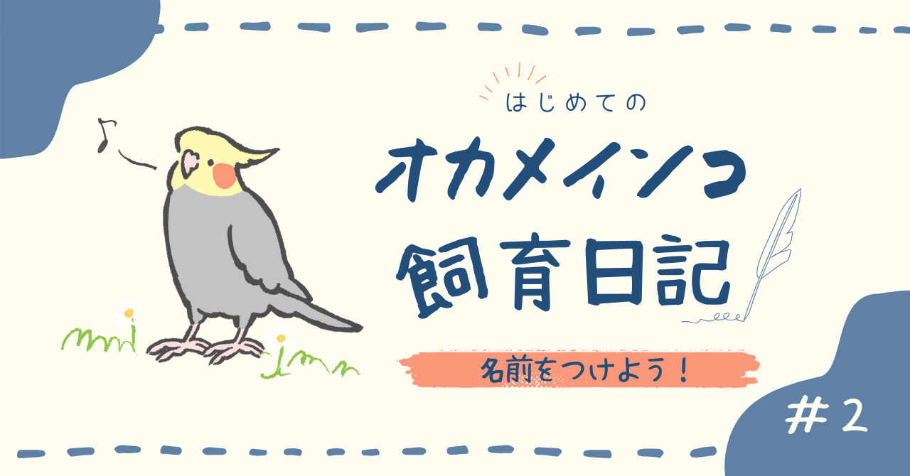 オカメインコのイラストが添えられているアイキャッチ画像